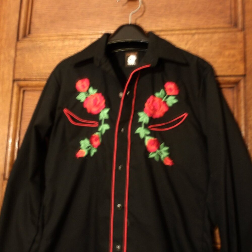 Geniune, Brand New *** KARMAN *** Embroidered Western Shirt